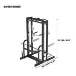 BullrocK Nebula Half Power Rack + Smith Combo - Image 3