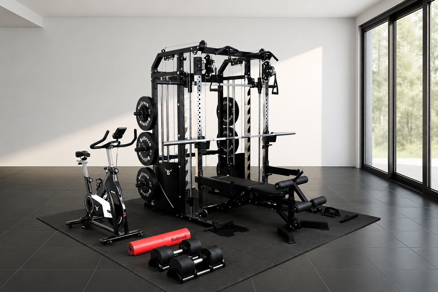 BullrocK conditioning equipment in use