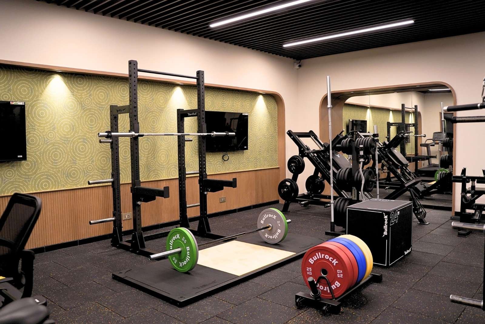 BullrocK-equipped home gym setup